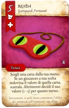 Carta "Benda" del gioco da tavolo La Valle dei Mercanti