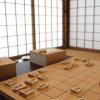 Shogi game in the tea ceremony room.