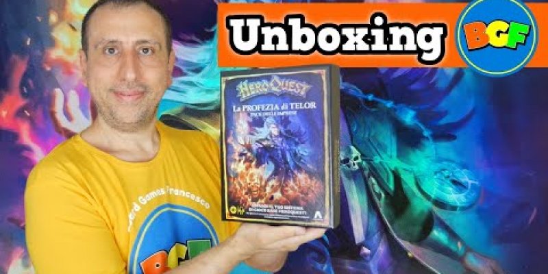 La Profezia di Telor | Unboxing e recensione materiale | Espansione del gioco HeroQuest