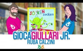 Gioca Giullari Junior - Ruba Calzini il gioco da tavolo per bambini 4+ col mostro dispettoso