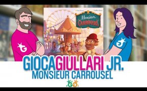 Gioca Giullari Jr - Monsieur Carrousel ci aspetta sulla giostra! Gioco da Tavolo per bambini 4+