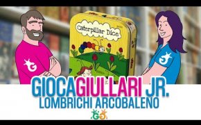 Gioca Giullari Jr - Lombrichi arcobaleno, gioco da tavolo per bambini 2+ di memoria e associazione