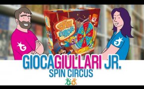 Gioca Giullari Jr Spin Circus, acrobazie nel gioco da tavolo per bambini 4+