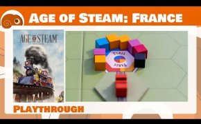 Age of Steam: France - 4p - Tutorial mappa e partita completa con discussione finale