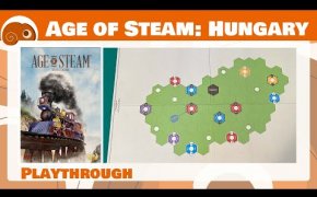 Age of Steam: Hungary - 4p - Tutorial mappa e partita completa con discussione finale