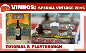 Vinhos: Special Vintage 2016 - 2p - Tutorial e partita completa con discussione finale