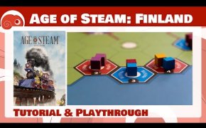 Age of Steam: Finland - 4p - Tutorial mappa e partita completa con discussione finale