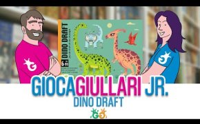 Dino Draft, Scegli i Dinosauri giusti! Gioco da Tavolo per bambini 6+ - Gioca Giullari Jr