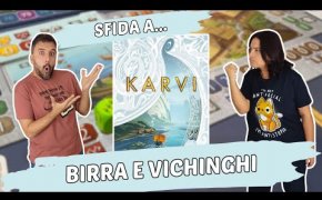 Karvi Partita Completa al Gioco da Tavolo di vichinghi assetati di birra!