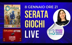 🔴 Serata Giochi Live su BGA (Orléans, Exploding Kittens)