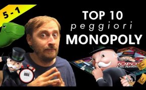 Top 10 peggiori MONOPOLY mai creati ! Posizioni 5 - 1