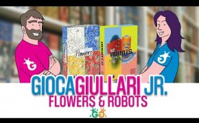 Gioca Giullari Junior - Flowers e Robots, Due Giochi di carte per bambini 6+