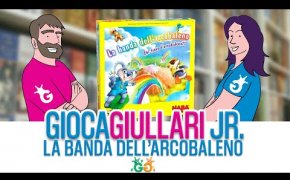 Gioca Giullari Junior - La Banda dell'arcobaleno, gioco da tavolo sulle nuvole per bambini 4+