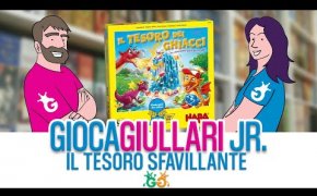 Gioca Giullari Junior - Il tesoro sfavillante, gioco da tavolo di draghi e gemme per bambini 4+
