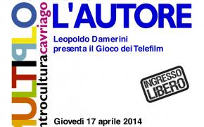 Giovedi 17 aprile - 20,45 - Gioca con l'autore: Leopoldo Damerini - al Multiplo di Cavriago (RE)