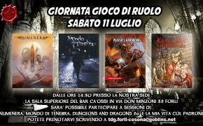 Sabato 11 Luglio giornata Gioco di Ruolo alla Tana dei Goblin Forlì Cesena