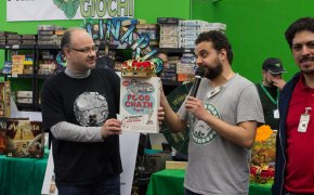 Premiazione Food Chain Magnate, vincitore Goblin Magnifico 2016