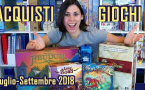 Acquisti Giochi da Tavolo Luglio-Settembre 2018