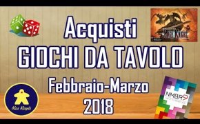 Acquisti Giochi da Tavolo (Febbraio - Marzo 2018)