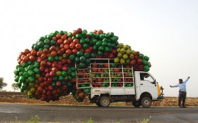 overloaded truck