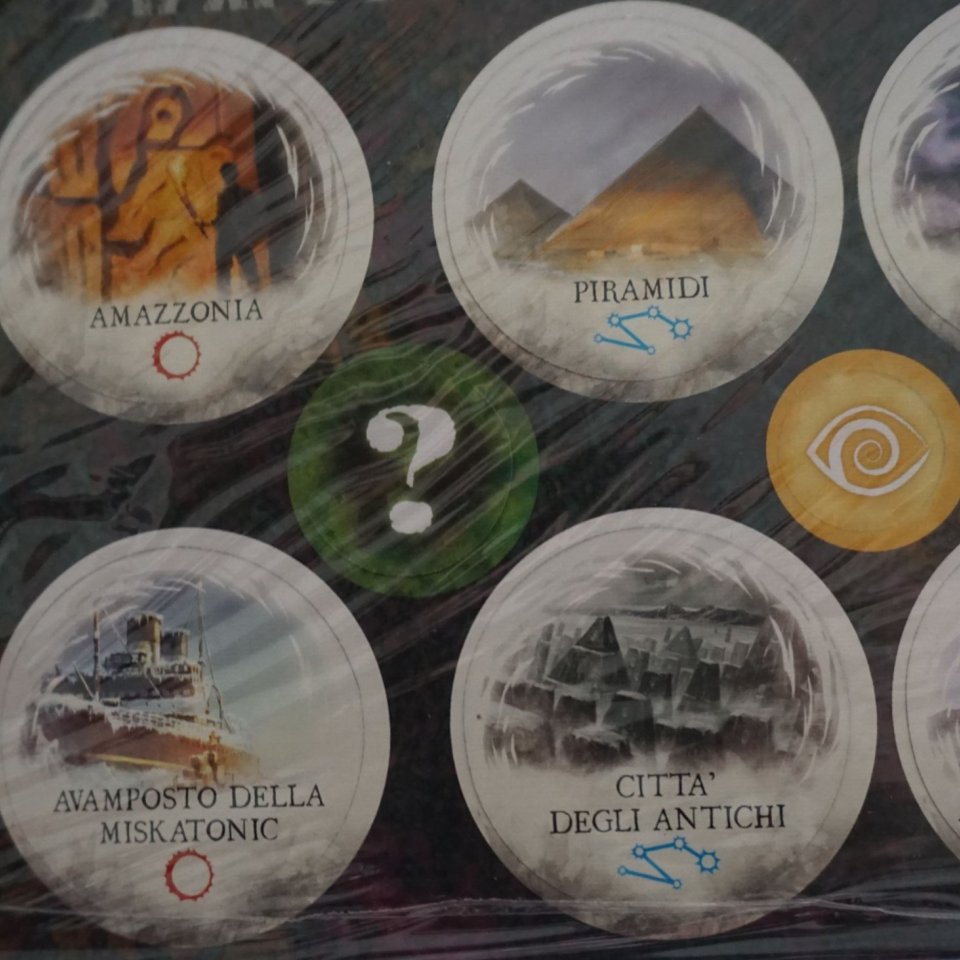 Eldritch Horror Le Montagne della Follia: fustelle