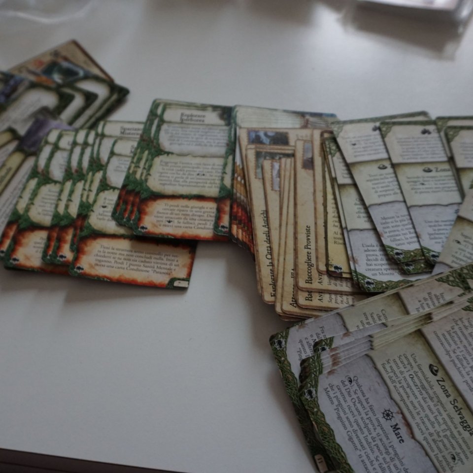 Eldritch Horror Le Montagne della Follia: carte