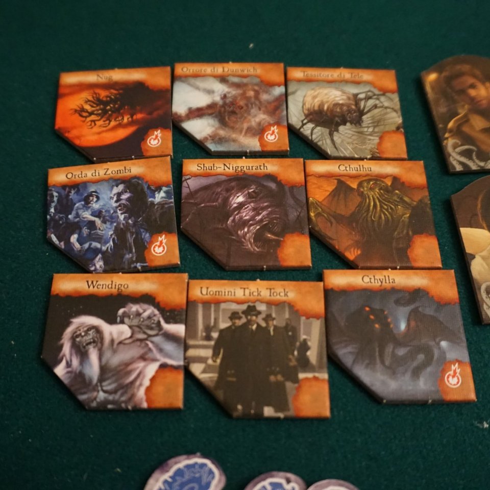 Eldritch Horror token mostri leggendari